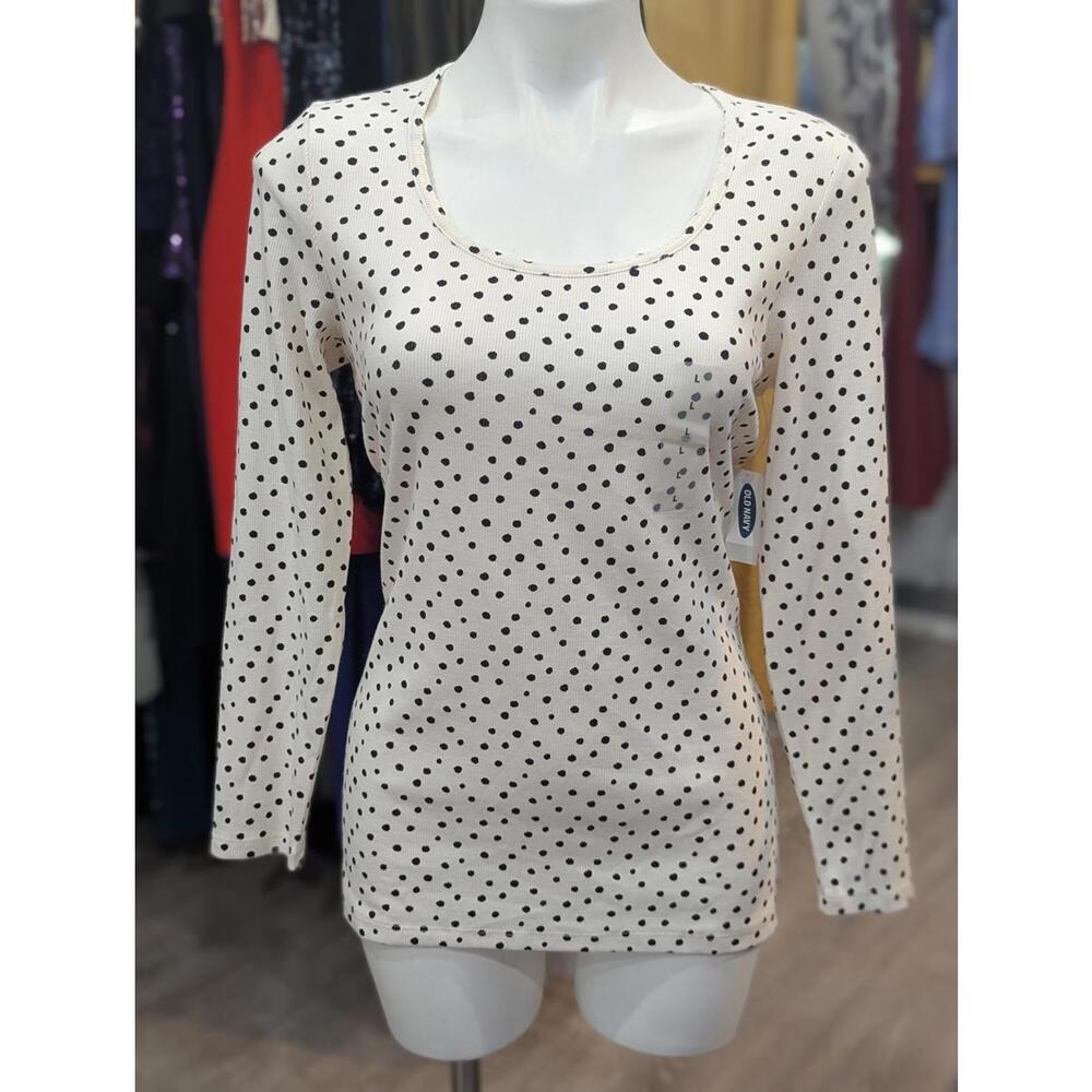 Old Navy Polka Dot LS